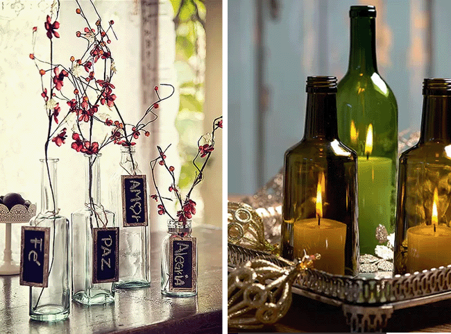 decoração de natal com garrafas diy natal
